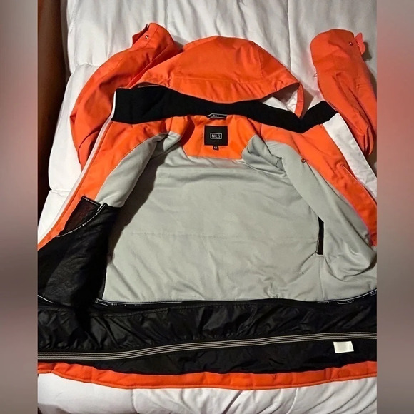 NILS Emily Orange Ski or Snowboard Jacket EUC size 12 - Picture 8 of 16